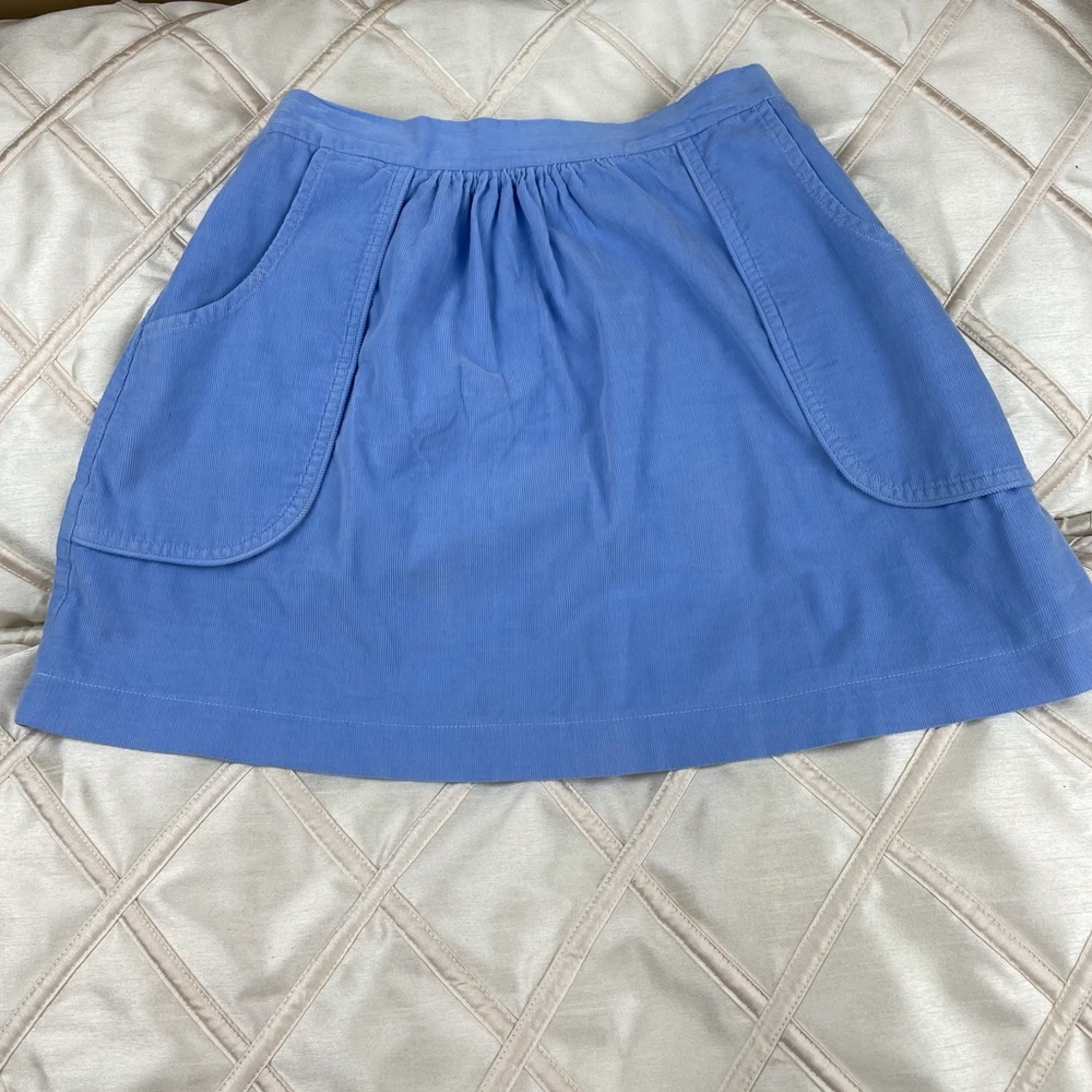 Hannah Kate Blue Corduroy Skirt 14